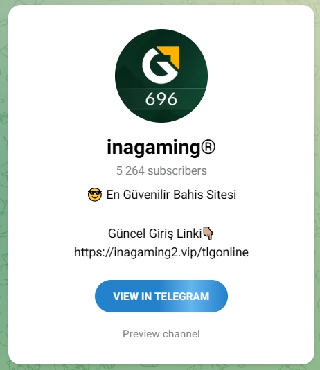 inAGaming Telegram
